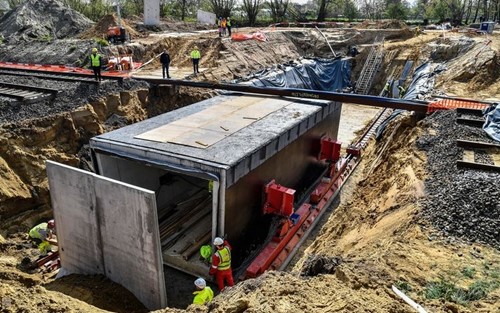 Fietstunnel Hofstraat te Dendermonde