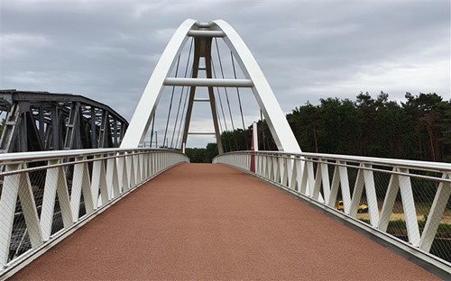 Fietsostrade Herentals-Balen: fietsbrug over Kempisch Kanaal