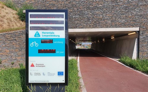 Fietsostrade Herentals-Balen: tunnel onder R14